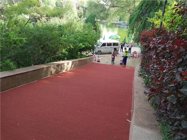 永州彩色路面施工