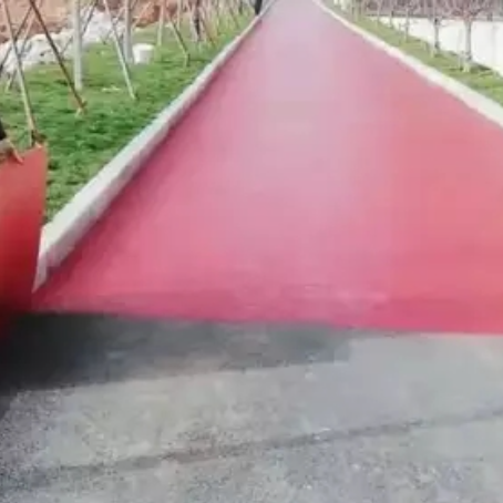 永州​ 彩色路面喷涂翻新是一种低成本
